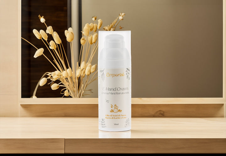 E-Hand Cream - Crema mani ristrutturante, protettiva e cicatrizzante