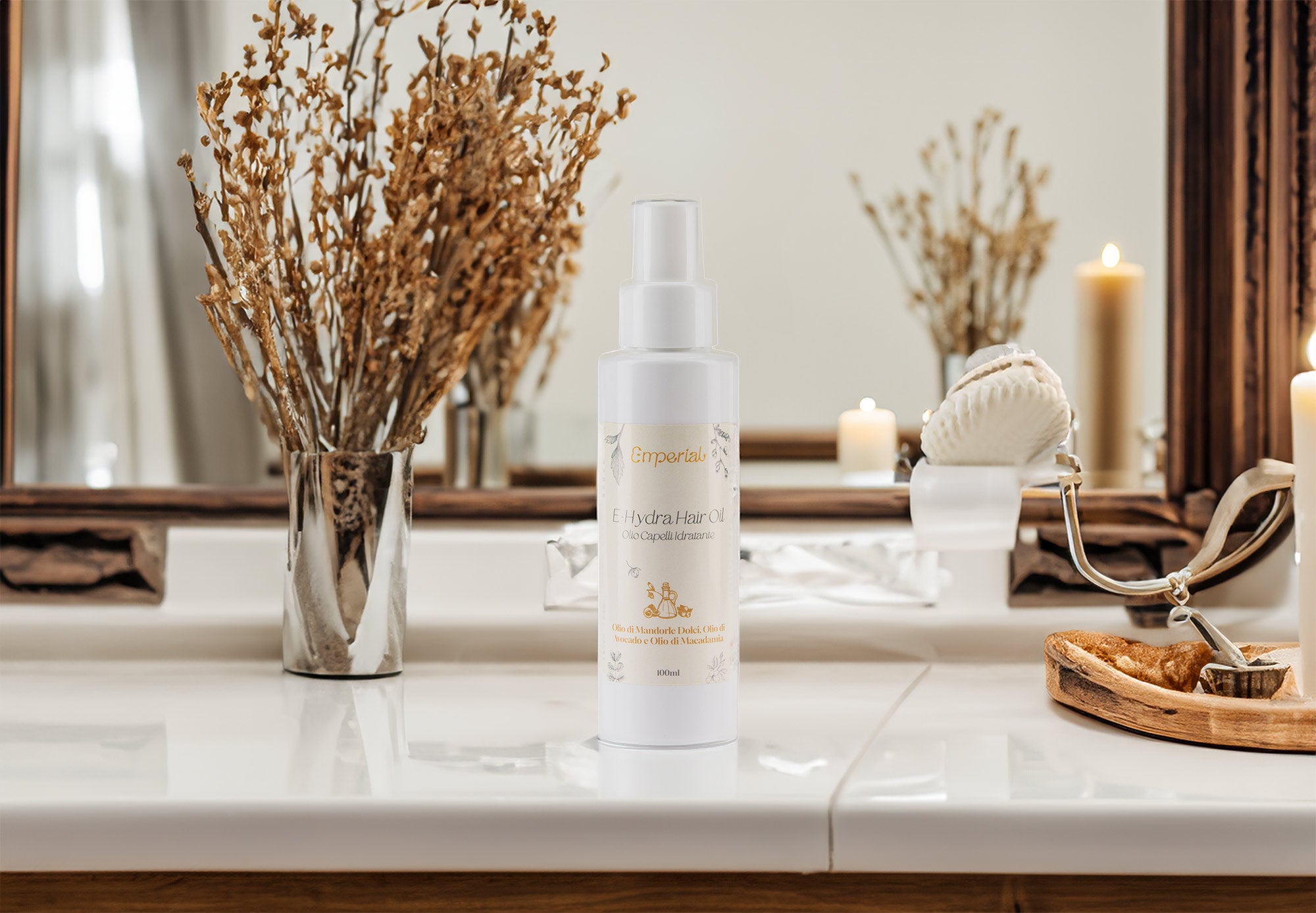 E-Hydra Hair Oil - Olio Capelli idratante effetto seta