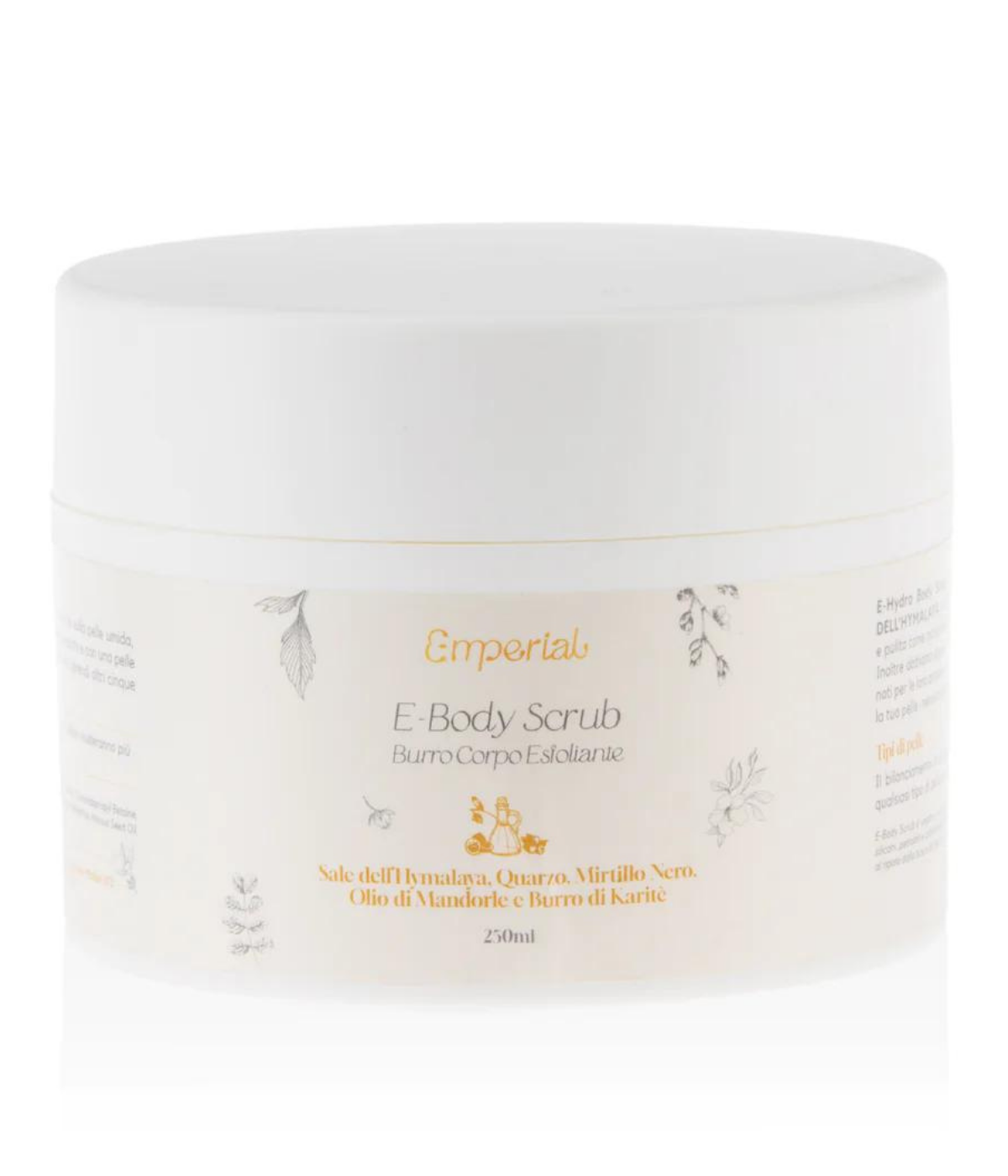 E-Body Scrub - Burro Corpo Esfoliante con effetto Levigante